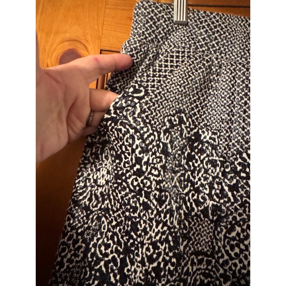 Lagenlook Black White Geometric Print Jacket and Layered Culotte Pant Set UNIQUE - Picture 8 of 15